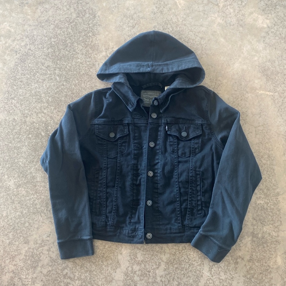 Levi denim hoodie jacket